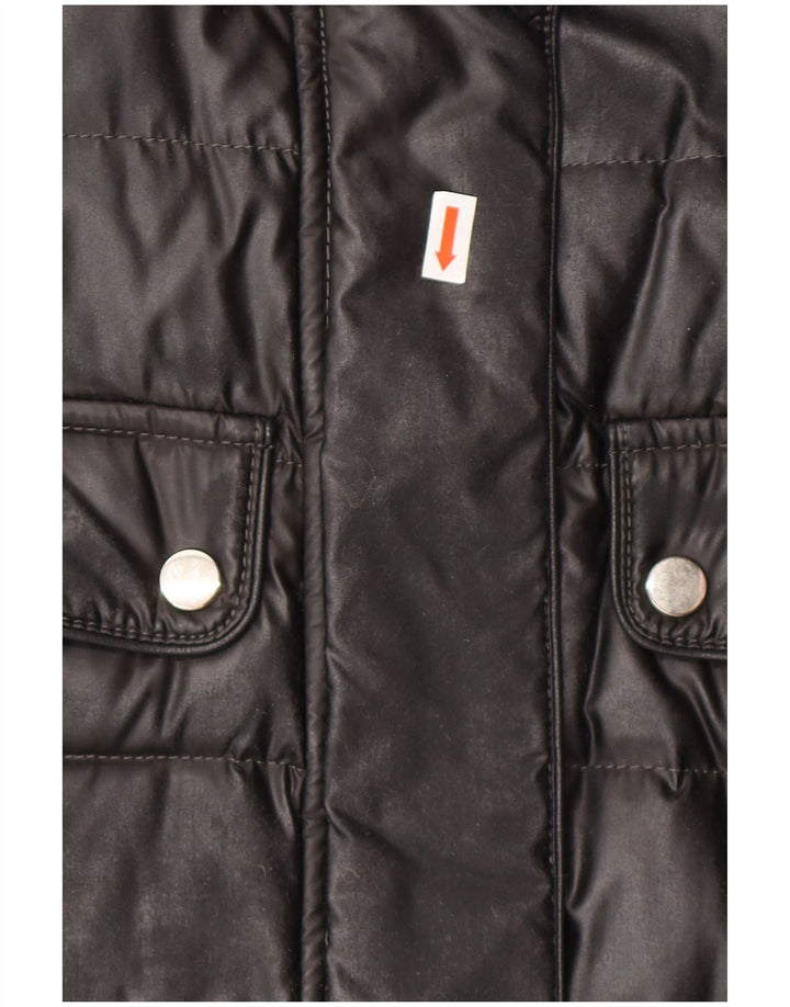 Belstaff Γυναικείο παλτό με επένδυση IT 44 Μεσαίο μαύρο πολυεστέρα Classic
