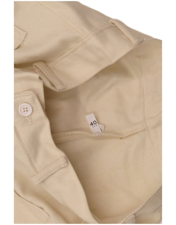 Vintage Γυναικείο Παντελόνι Bootcut IT 40 Small W26 L33 Off White