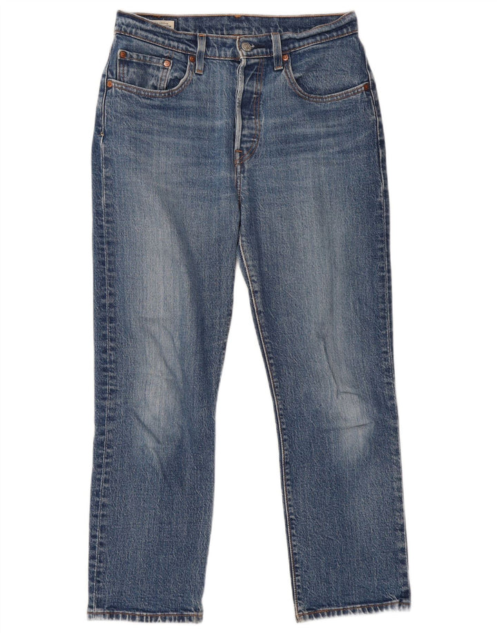 Γυναικείο τζιν ίσιο Levi's W27 L26 Μπλε βαμβακερό