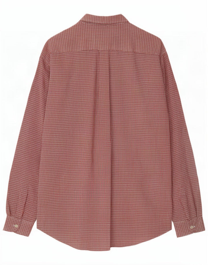 Ανδρικό πουκάμισο Abercrombie & Fitch XL Red Check Cotton