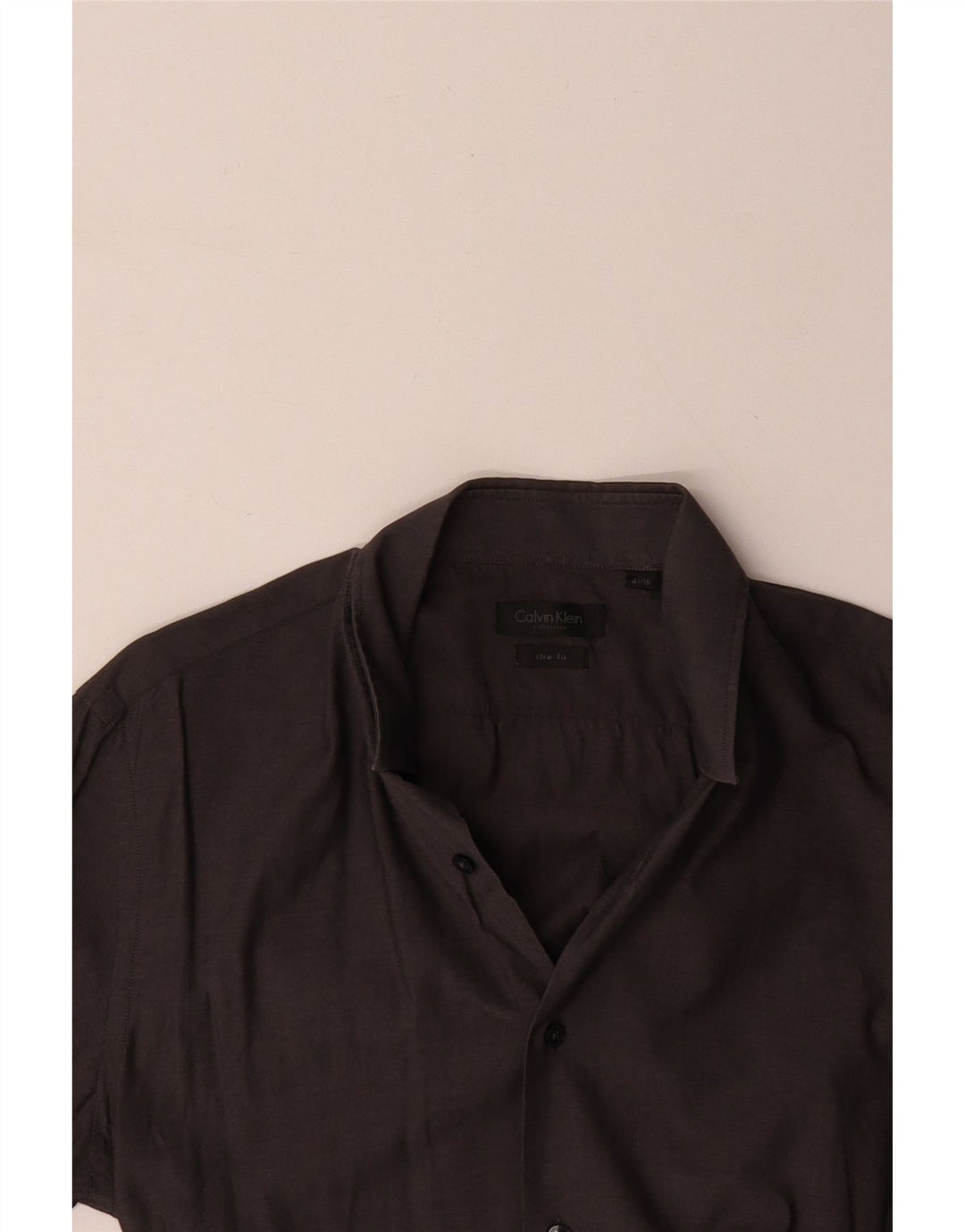 CALVIN KLEIN Ανδρικό πουκάμισο Slim Fit Μέγεθος 41 16 Large Grey