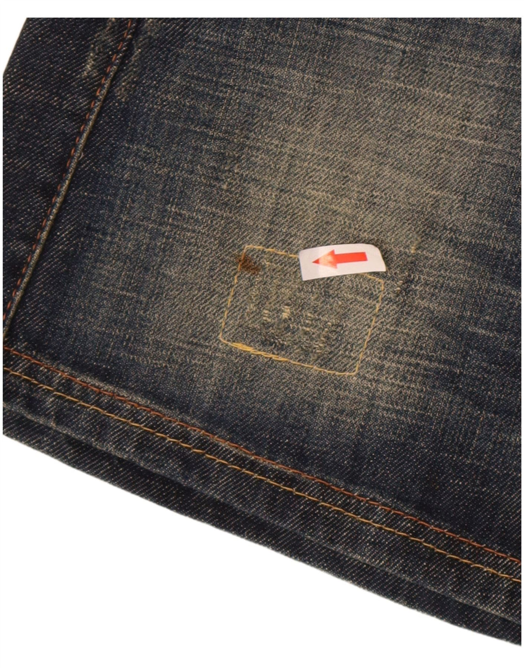 Benetton Γυναικεία Μίνι Τζιν Φούστα IT 44 Medium W32 Navy Blue