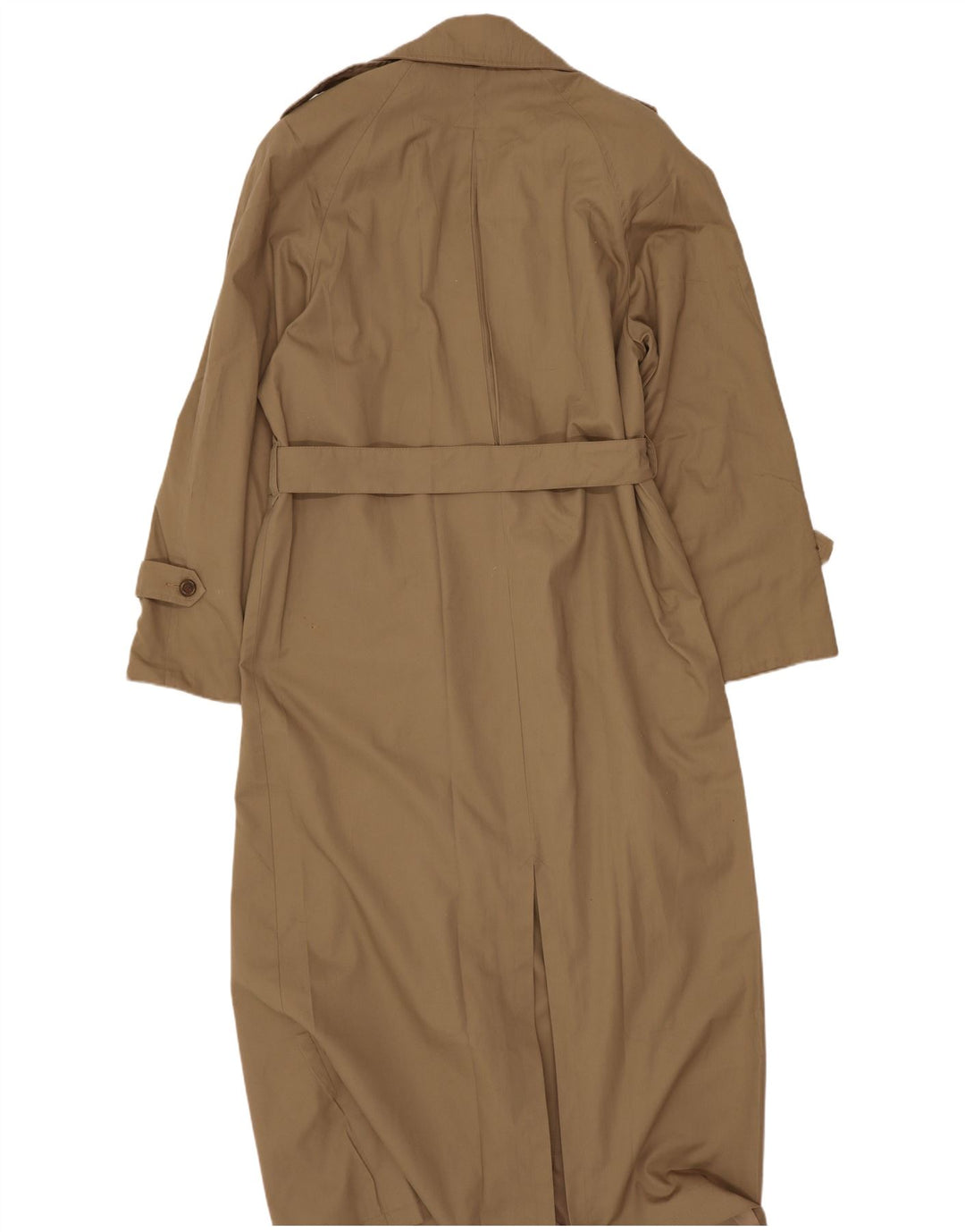 Vintage Γυναικεία Longline Oversized καμπαρντίνα IT 40 Small Beige Polyester