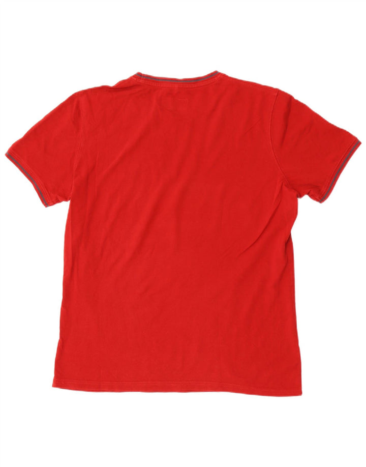 Ανδρικό T-Shirt Carrera Top μεγάλο κόκκινο βαμβακερό