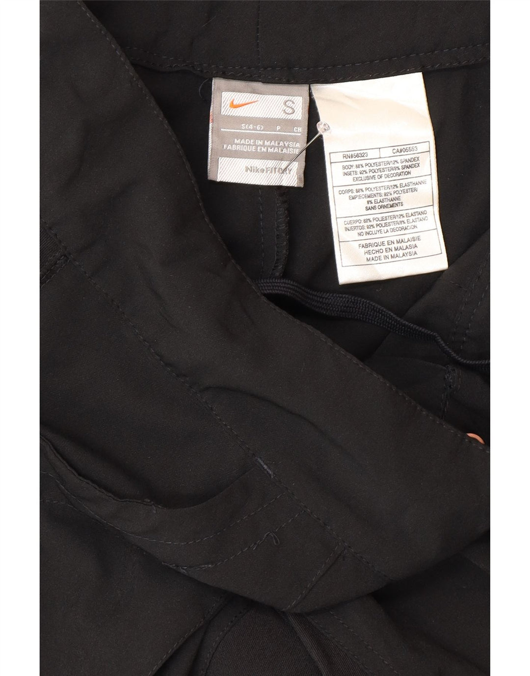 Nike Γυναικείο παντελόνι Capri US 4/6 Small W30 L21 Μαύρο Αθλητικό Πολυεστέρα