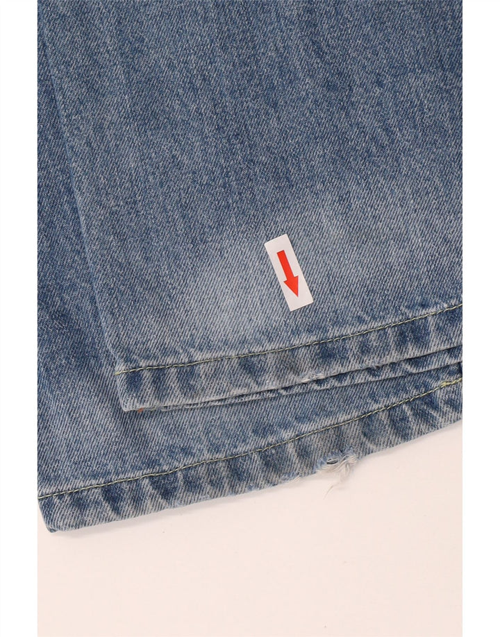 Levi's Boys Straight Jeans 7-8 ετών W24 L23 Μπλε βαμβακερό