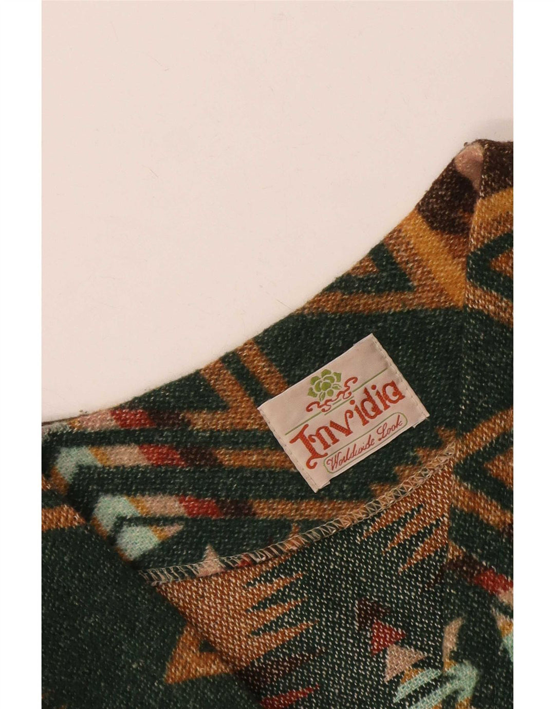 Vintage Ανδρικό Γιλέκο XL Πράσινο Γεωμετρικό Αζτέκο