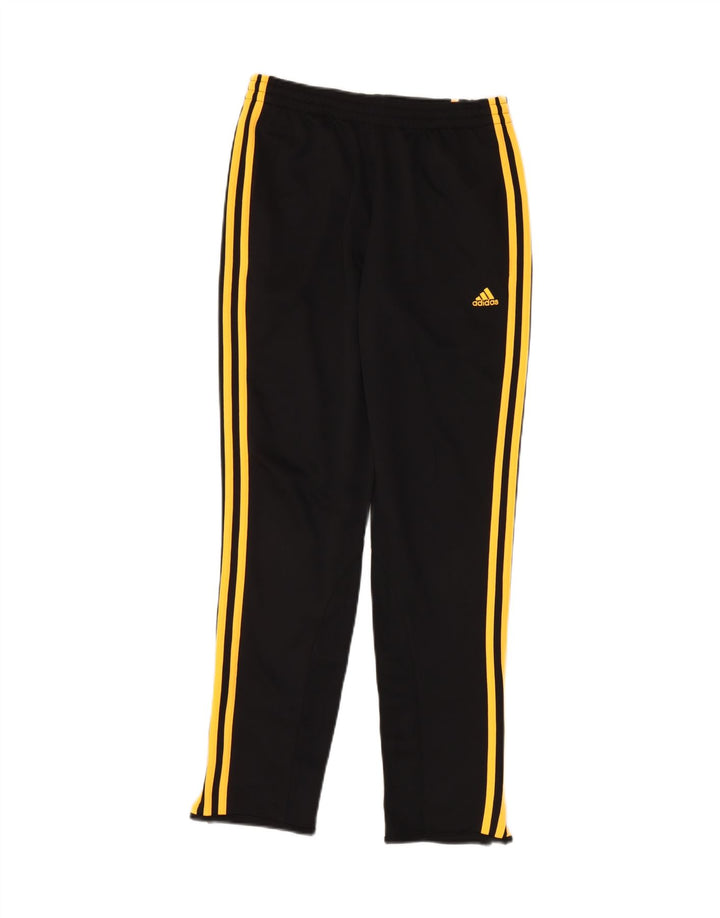 Παντελόνι φόρμας ADIDAS Boys 13-14 Years Μαύρο Πολυεστέρα
