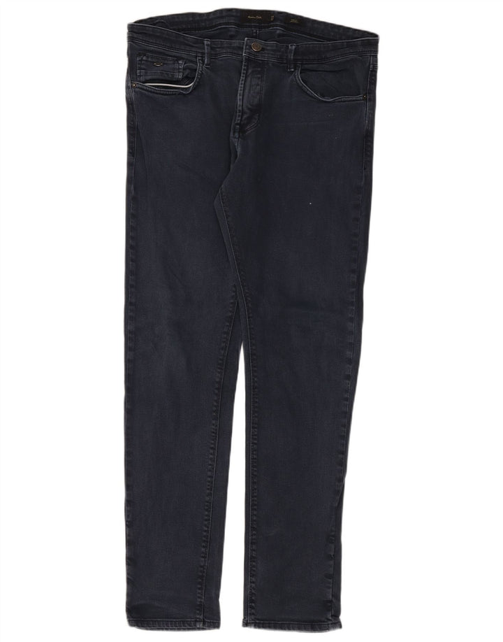 Massimo Dutti Ανδρικό Slim Jeans EU 36 XL W36 L32 Navy Blue