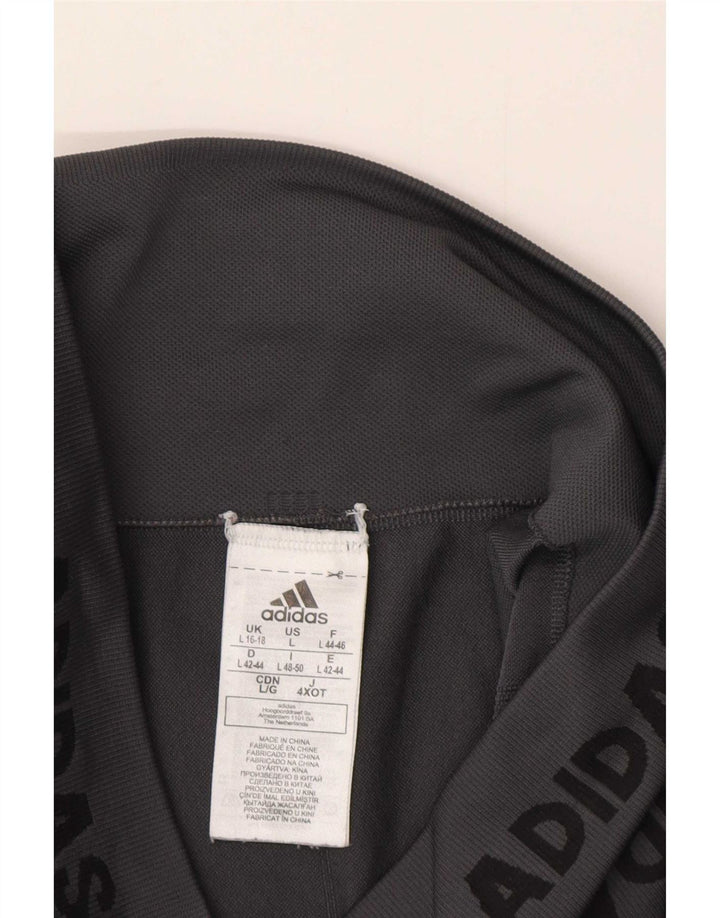 Adidas Γυναικείο Γραφικό Κολάν UK 16/18 Μεγάλο Γκρι Πολυεστέρας