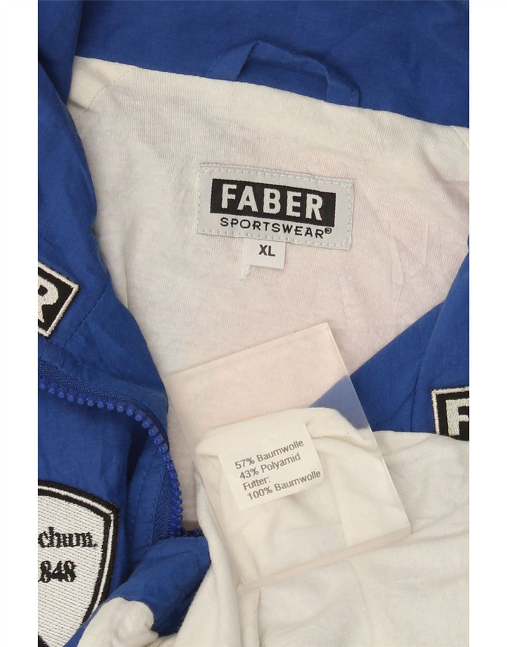 Ανδρική φόρμα Faber Top Jacket XL Blue Colourblock Cotton