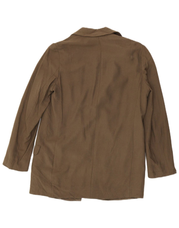 All Saints Γυναικείο Open Blazer Jacket UK 8 Small Khaki Viscose