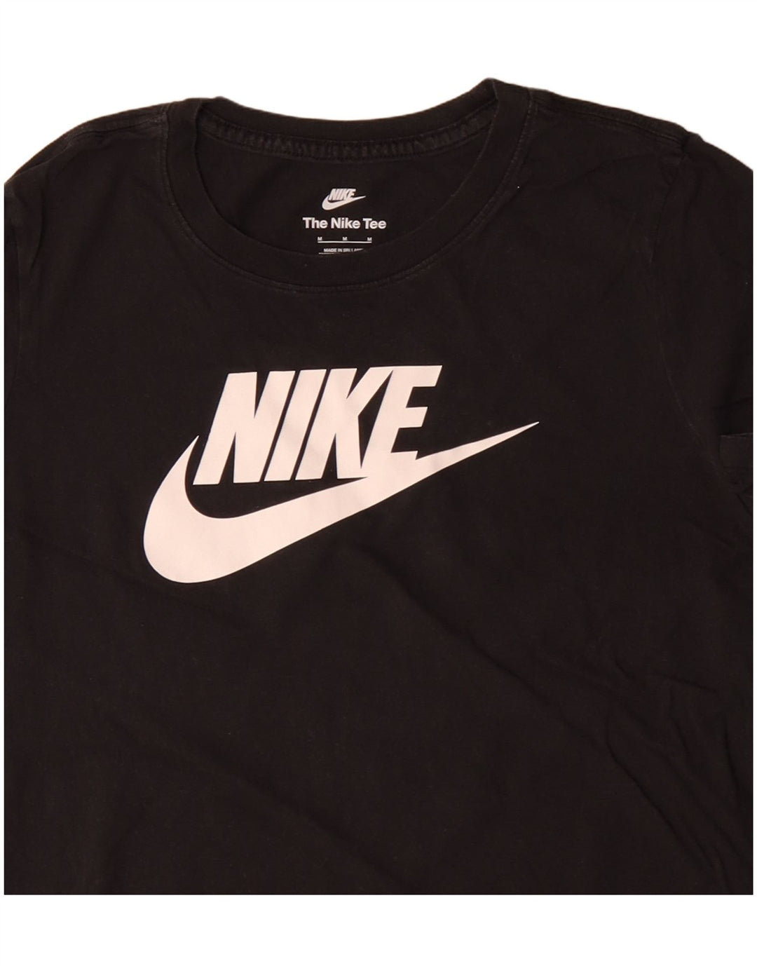 Γυναικείο γραφικό μπλουζάκι NIKE Top UK 12 μεσαίο μαύρο βαμβακερό