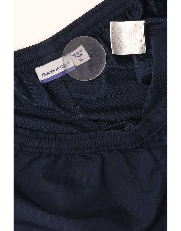 Παντελόνι φόρμας Reebok Boys 15-16 Years Navy Blue Polyester