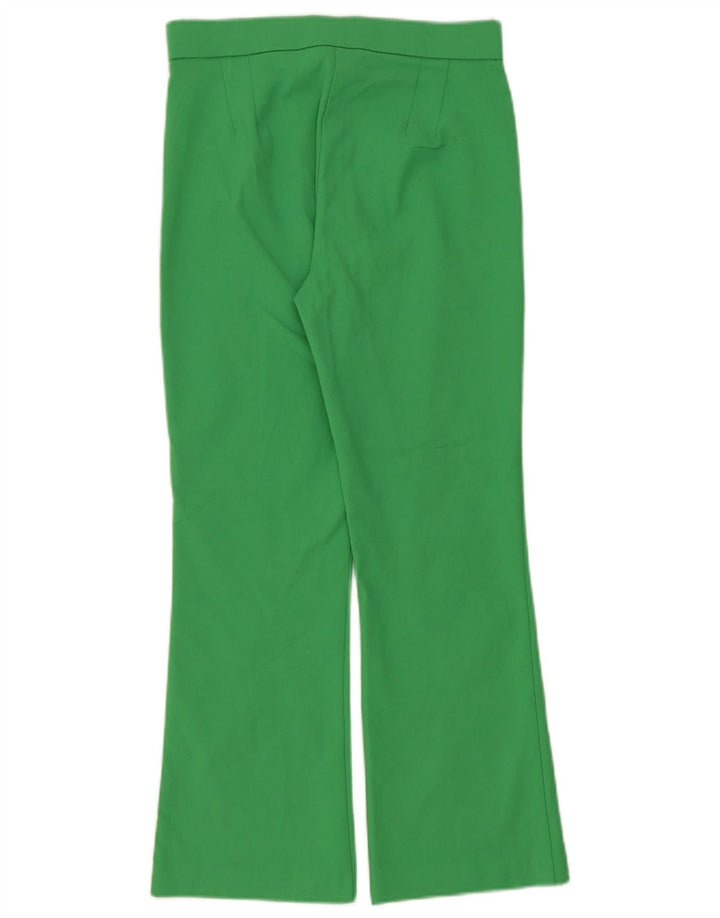 Zara Γυναικείο Bootcut Casual Παντελόνι Small W26 L27 Green