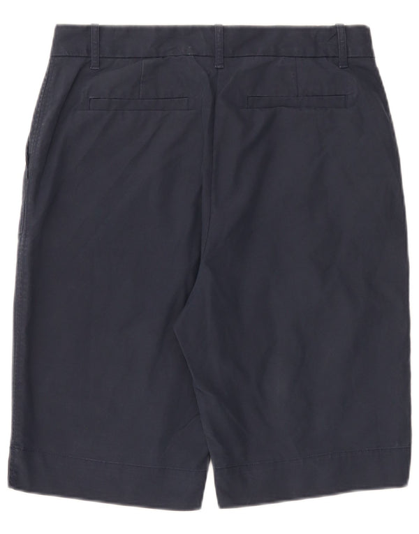 Marks & Spencer Γυναικείο σορτς Chino UK 12 Medium W32 Navy Blue Cotton