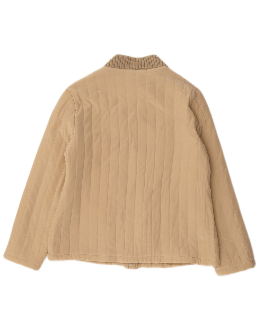 cherie Γυναικείο Bomber Jacket IT 46 Large Beige Silk