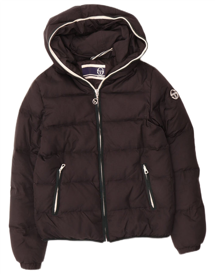 Sergio Tacchini γυναικείο μπουφάν με κουκούλα IT 44 Μεσαίο μαύρο πολυεστέρα