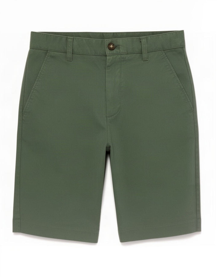 John Lewis Ανδρικό σορτς Chino Μεσαίο W30 πράσινο βαμβακερό