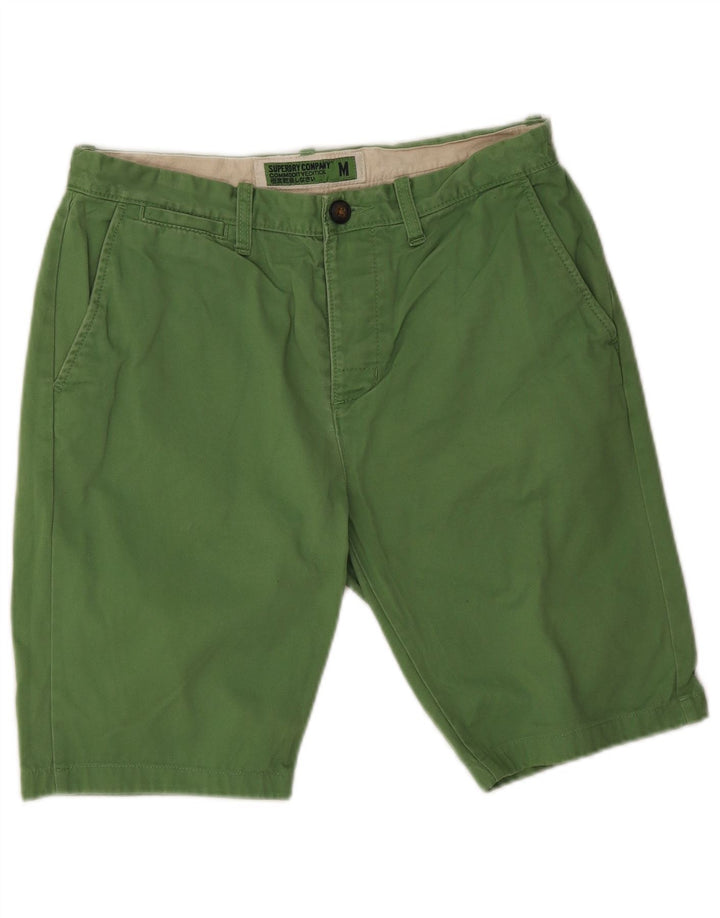 Ανδρικό σορτς Chino Superdry Medium W30 πράσινο βαμβακερό