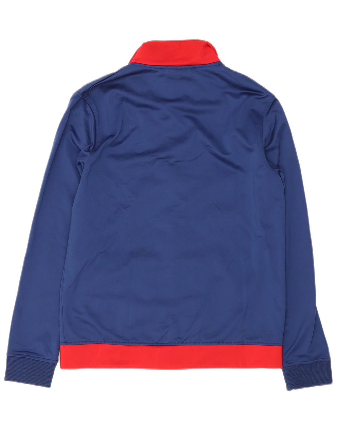 Reebok Boys Graphic αθλητική φόρμα Top μπουφάν 15-16 ετών Navy Blue Colorblock