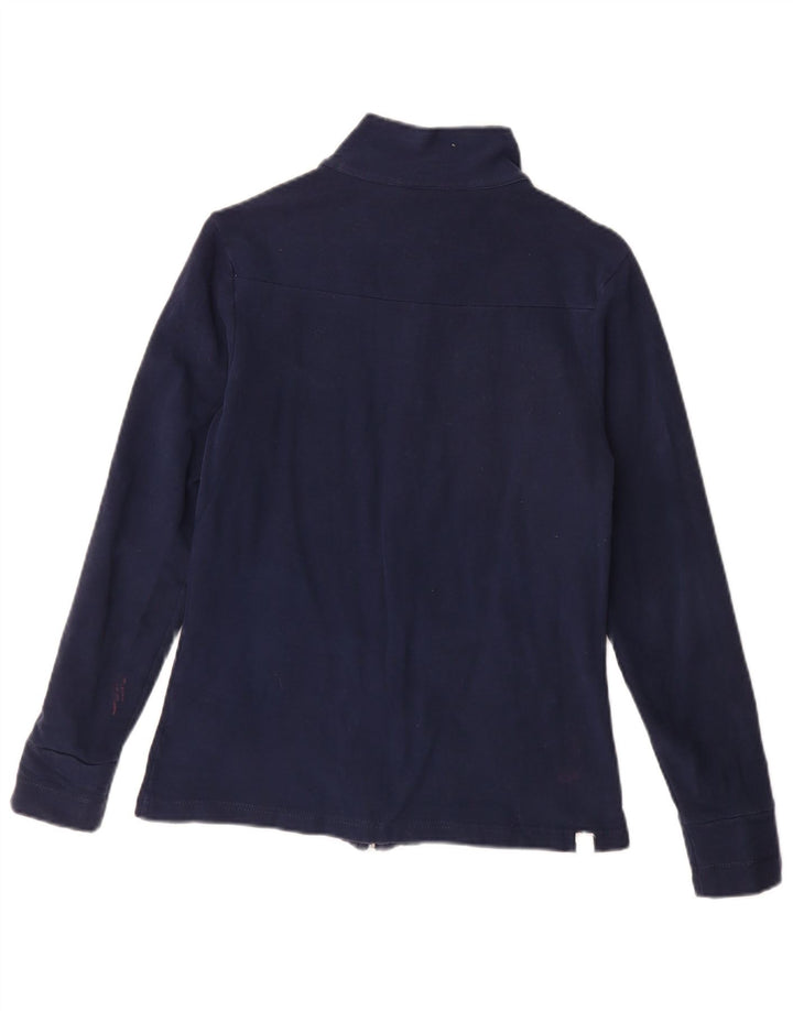 Γυναικεία αθλητική φόρμα ADIDAS Top Jacket UK 12 Medium Navy Blue Cotton