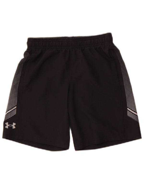 Under Armour Boys Graphic Loose Fit Sport Shorts 9-10 Years Medium Black