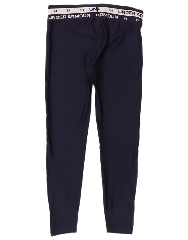 Under Armour Girls Graphic κολάν 11-12 ετών Μεγάλο Navy Blue Polyester