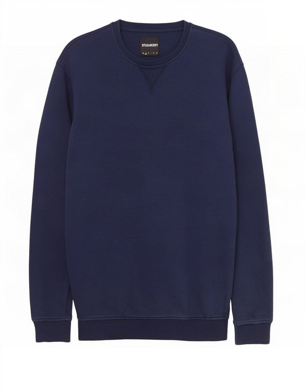 Ανδρικό φούτερ Lyle & Scott Jumper Small Navy Blue Cotton