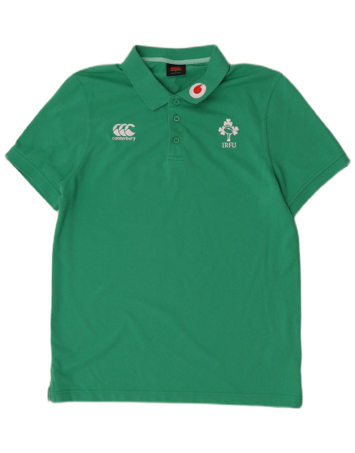 Canterbury Ανδρικό πουκάμισο IRFU Polo Large Green Polyester