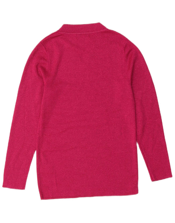 Πουλόβερ Lipsy Girls Turtle Neck Jumper 13-14 Years Pink Polyester