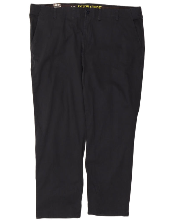 Ανδρικό ίσιο παντελόνι Chino LEE Extreme Comfort W48 L30 Navy Blue Cotton