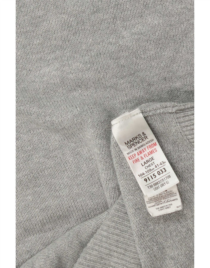 Marks & Spencer Ανδρικό Μπλε Γιλέκο Harbor Tank Top Μεγάλο γκρι βαμβακερό