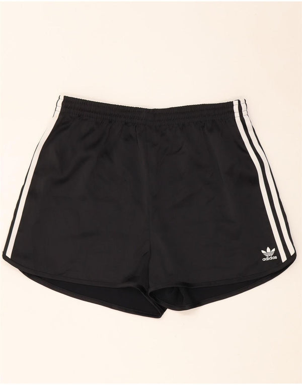 Γυναικείο αθλητικό σορτς ADIDAS UK 16/18 μεγάλο μαύρο πολυεστέρα