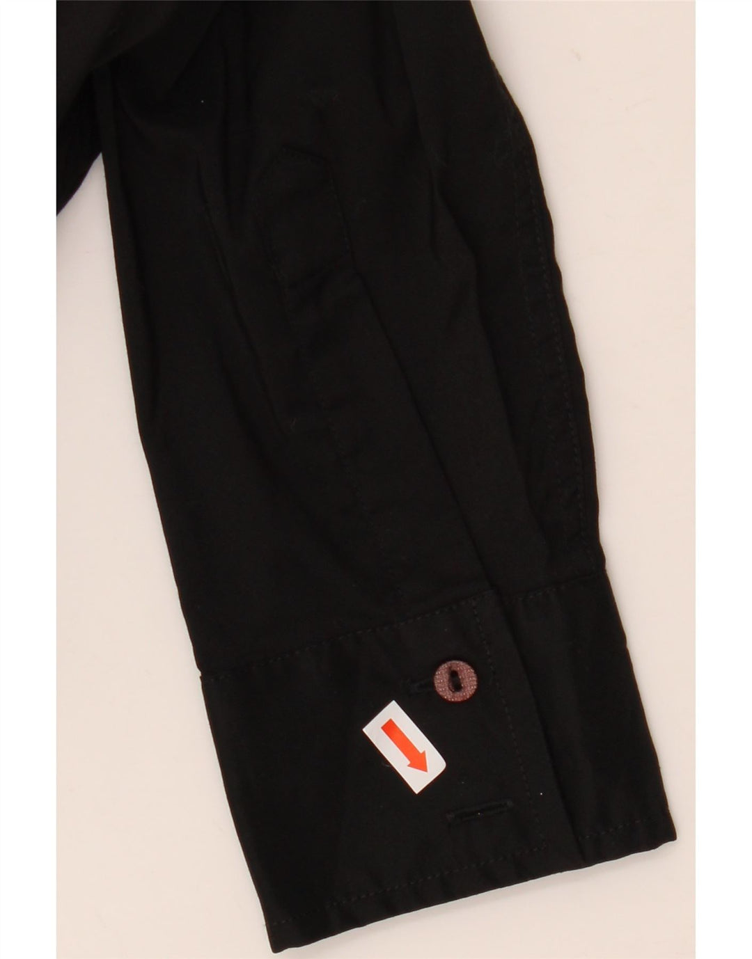 Γυναικείο μακρυμάνικο κορμάκι Trussardi UK 12 μεσαίο μαύρο βαμβακερό