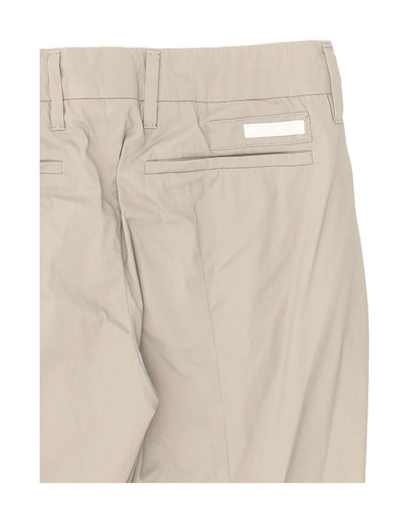 PRADA Womens Straight Chino Trousers EU 40 Medium W30 L26 Grey Cotton Vintage Prada and Second-Hand Prada from Messina Hembry 