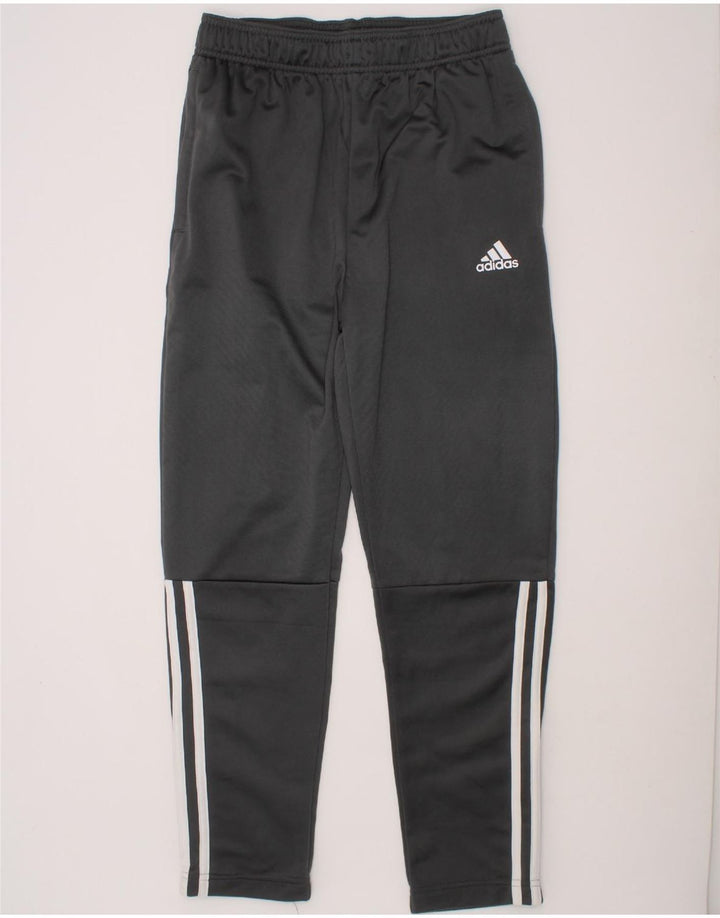 ADIDAS Boys Tracksuit Trousers 11-12 Years  Grey Polyester Vintage Adidas and Second-Hand Adidas from Messina Hembry 