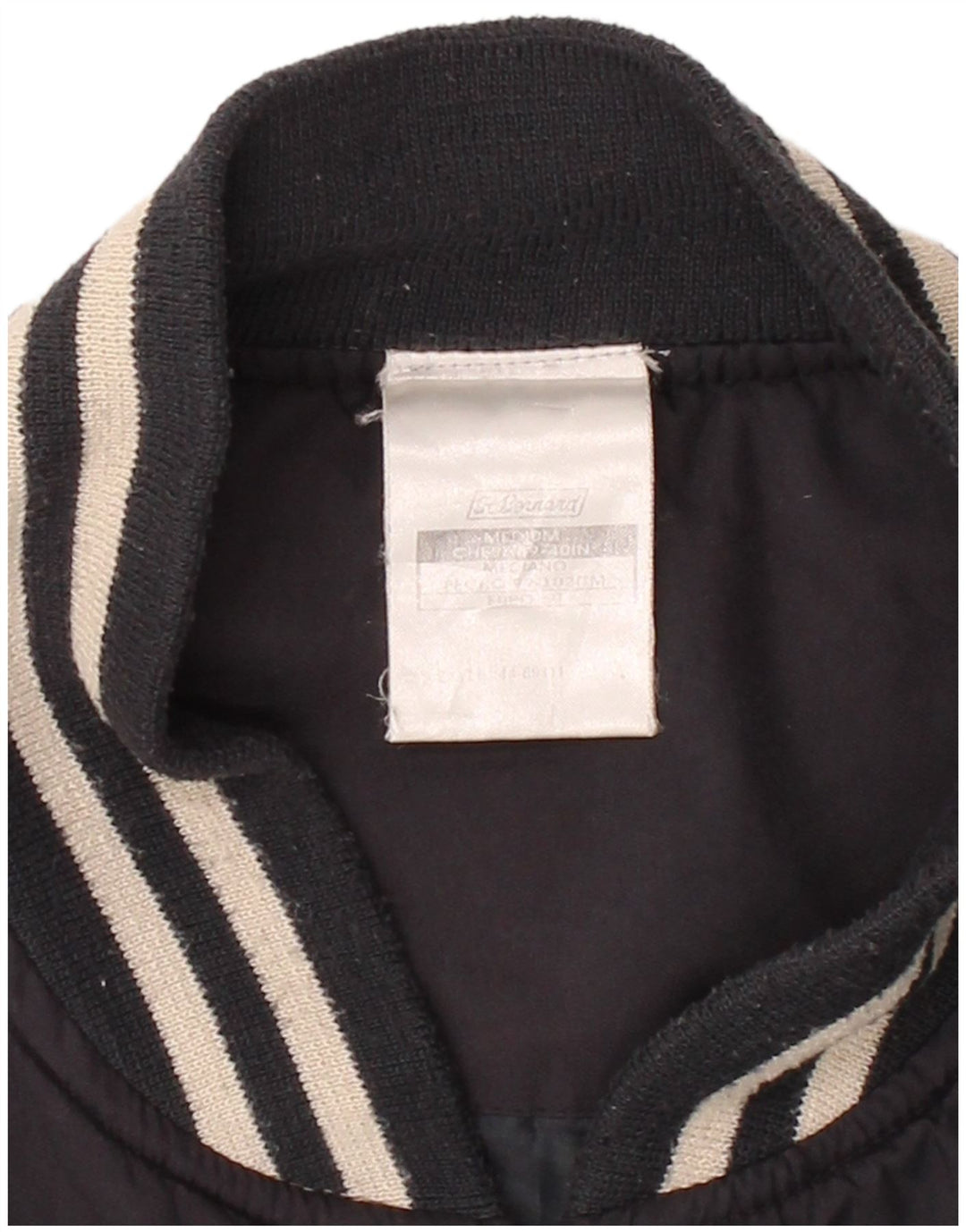 ST. BERNARD Mens Tracksuit Top Jacket Medium Black Colourblock Polyester