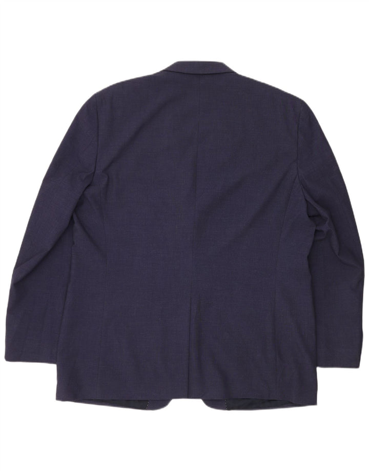 CHAPS Ανδρικό μπουφάν σακάκι με 2 κουμπιά UK 46 3XL Navy Blue Polyester
