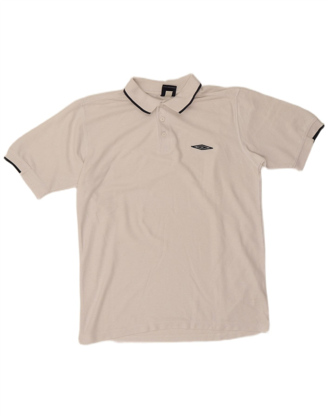 Ανδρικό πουκάμισο Umbro Polo Μεσαίο λευκό πολυεστέρα