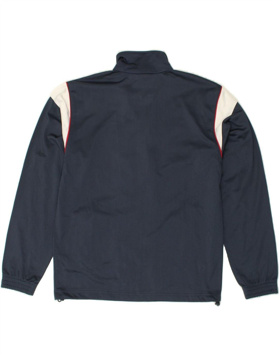 DIADORA Mens Tracksuit Top Jacket IT 44 XS Navy Blue Colourblock Polyester | Vintage Diadora | Thrift | Second-Hand Diadora | Used Clothing | Messina Hembry 