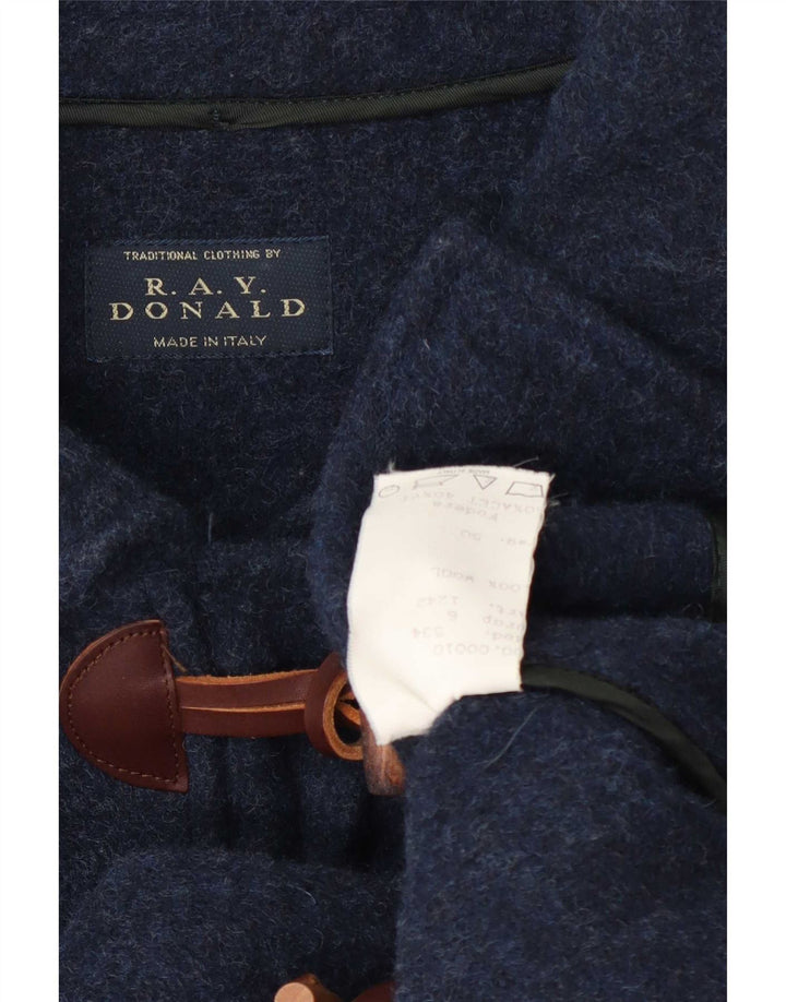 Vintage Ανδρικό παλτό Duffle IT 50 Large Navy Blue Wool