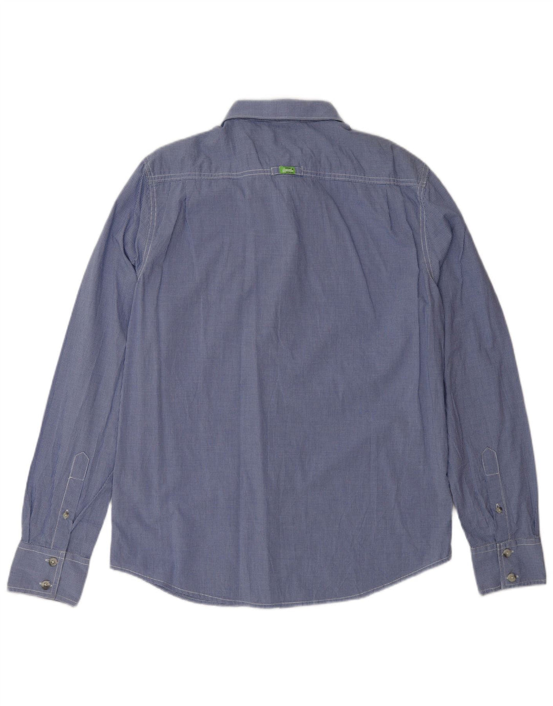 Ανδρικό πουκάμισο SUPERDRY XL Blue Gingham Cotton