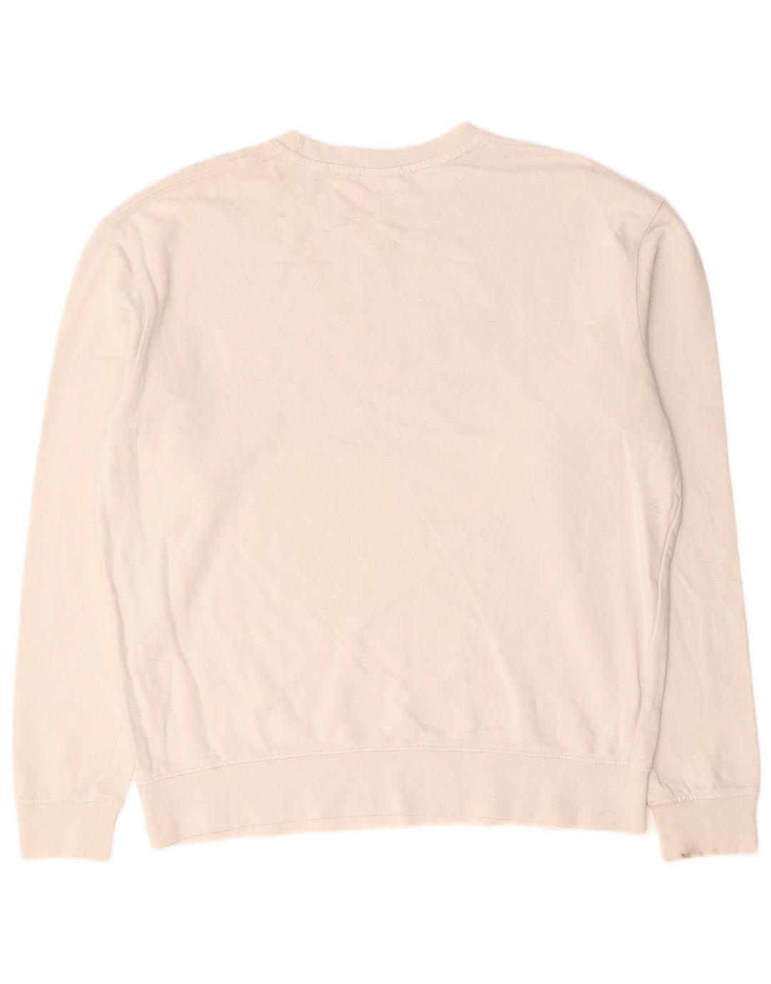 Ανδρικό φούτερ Zara Jumper Μεγάλο λευκό χρώμα, βαμβακερό