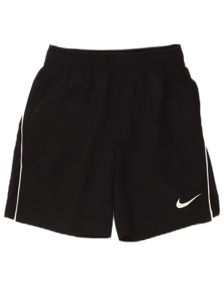 Αθλητικό σορτς NIKE Boys Dri Fit 10-11 ετών Μεσαίο μαύρο πολυεστέρα