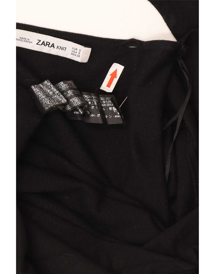 Ανδρικό πουλόβερ Zara Ζακέτα UK 10 Small Black Viscose