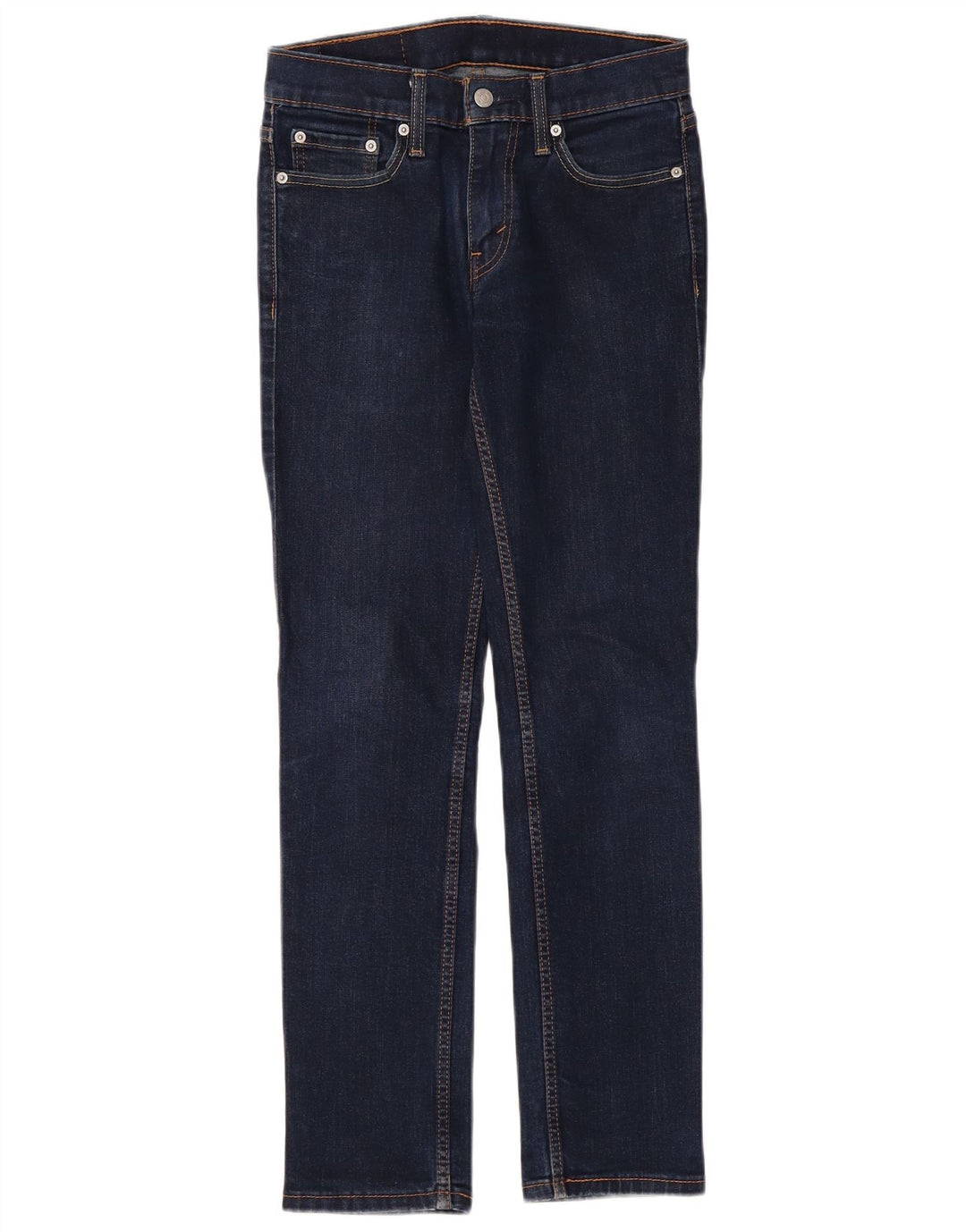 Levi's Womens 511 Slim Jeans W28 L32 Navy Blue Cotton