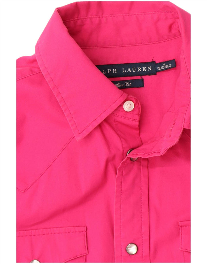 Ralph Lauren Γυναικείο Slim Fit πουκάμισο US 4 Small Pink