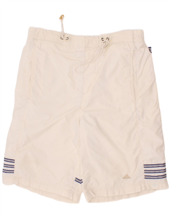 Adidas Boys Swimming Σορτς 13-14 ετών Λευκός ριγέ πολυεστέρας