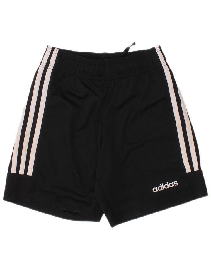 Αθλητικό σορτς ADIDAS Boys Climalite 7-8 ετών Μαύρο Πολυεστέρα